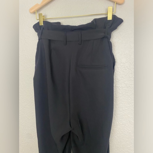 H&M Ultra High Rise Paper Bag Pants Size 12 - Picture 6 of 8